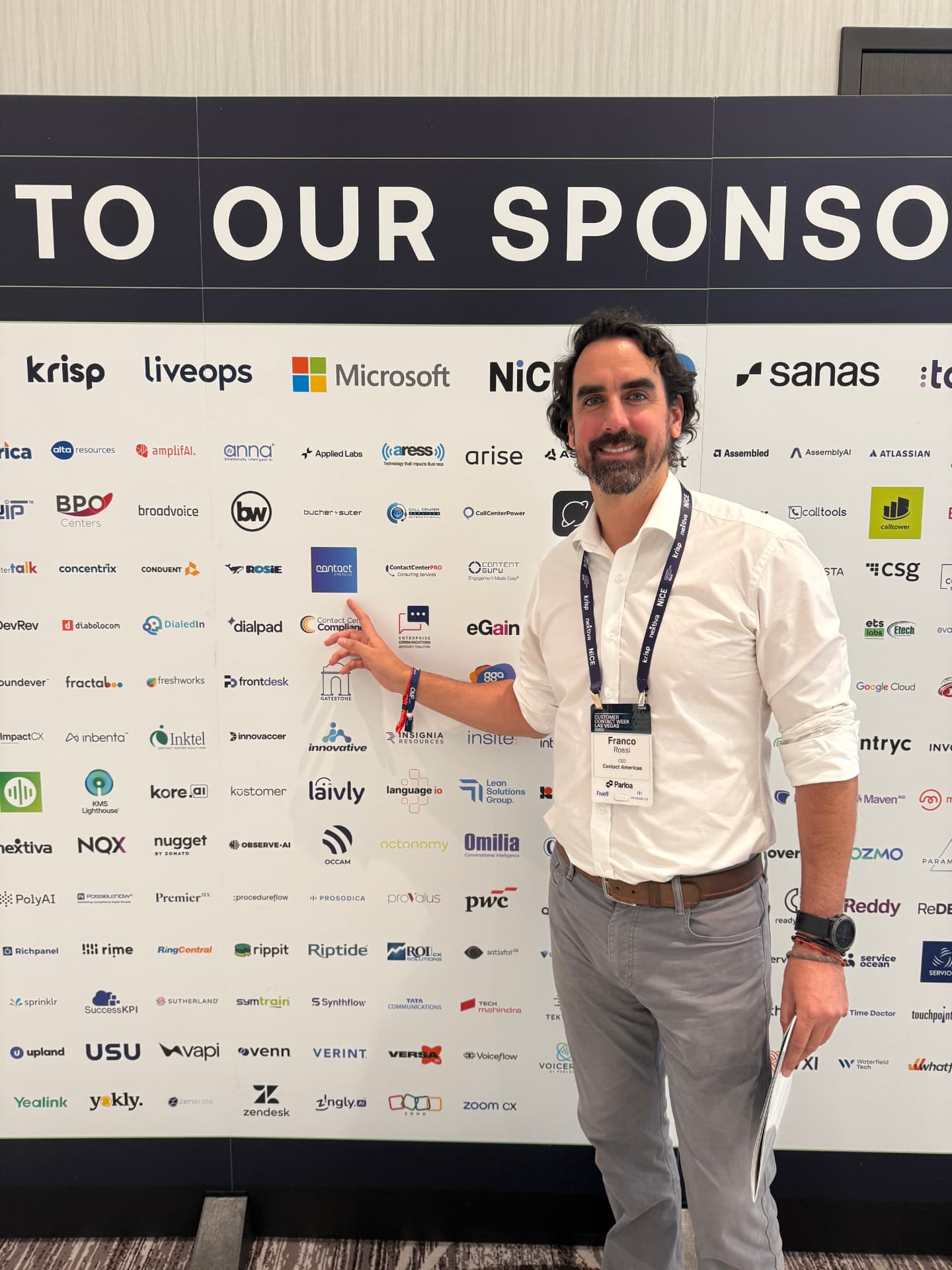 Contact Americas entre los patrocinadores de CCW Las Vegas 2026.